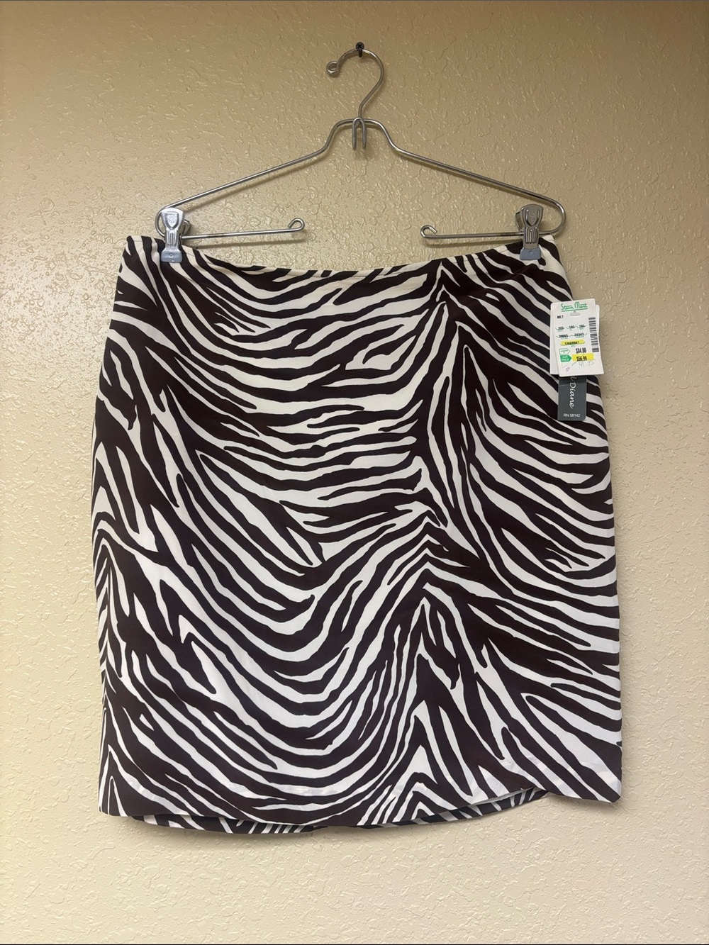 adidas Zebra-Print Mini Skirt - Black & White